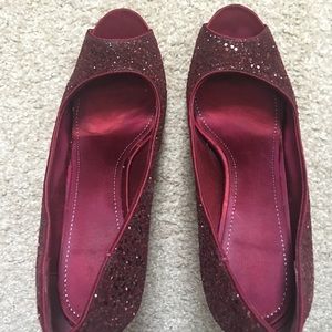 Nine West Glitter Heels